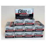 550 Rounds of .2 LR Blazer cartridges, 550 rounds