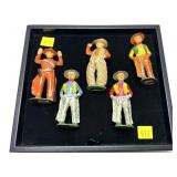 Lot of 5 Barclay & Manoil Cowboy Figurines,