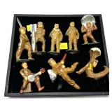 Lot of 8 Barclay & Manoil Soldiers, Includes,