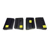 Lot: 4 Steel AR-15 10 round magazines
