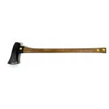 Craftsman axe with wooden handle, 32" overall