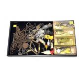 Lot: 4 vintage Fred Arbogast lures in package,