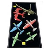 Lot of 6 Assorted Airplanes & Helicopter Toys