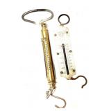 Lot: Fish weight scales marked Chatillon New