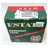 Box of 12 Ga. 2.75" Estate 00 Buckshot, 25 rounds