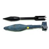 Lot, 2 practice artillery shells