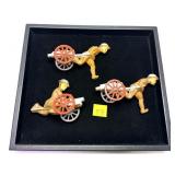 Lot of 3 Manoil Soldiers, Includes,