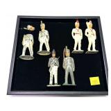 Lot of 6 Barclay & Grey Iron Soldiers,