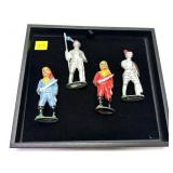 Lot of 4 Barclay Figurines, Includes,
