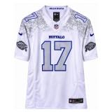 Buffalo Bills Josh Allen "White Out" Embroidered