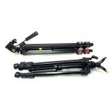 Lot: 2 Adjustable Tripods
