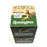 x2- Boxes of .410 Ga. 3" No. 5 Remington game