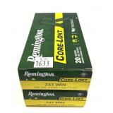 x2- Boxes of .243 WIN. 100-grain Remington PSP