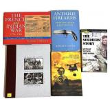 Lot: 5 Assorted Military, War, & Firearms Books