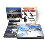 Lot: 4 Assorted WWI & WWII Aircraft Books