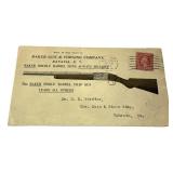 Baker Gun, Batavia, NY 1917 Envelope