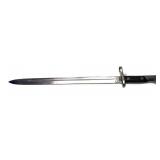 Spanish Model 1893 Bayonet marked Artilleria