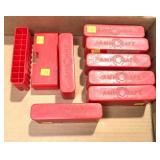 Lot, 8 Fitz Ammo Safe plastic ammo cases