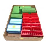 Lot, assorted plastic ammo cases, 13 pcs.