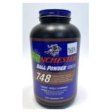 1 lb. bottle of Winchester 748 Ball powder,