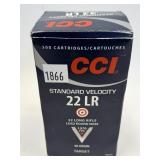 Brick of .22 LR CCI Standard Velocity cartridges,