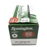 Box of .223 REM 55-grain Remington MC