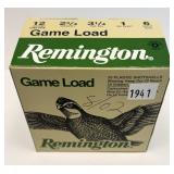 Box of 12 Ga. 2.75" No. 6 Remington game loads,