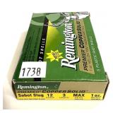 Box of 12 Ga. 3" Remington sabot copper solid