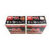 x2- Boxes of 12 Ga. 2.75" No. 7.5 Winchester