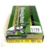 Box of 12 Ga. 2.75" Remington sabot copper solid