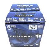 x2- Boxes of 16 Ga. 2.75" No. 6 Federal game