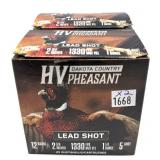 x2- Bxoes of 12 Ga. 2.75" No. 5 HV pheasant leas