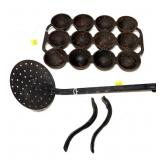 Lot: Cast Iron Golf Ball Gem/ Muffin Pan