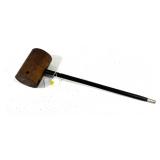 Wooden mallet/hammer, 21" overlal length