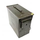 Metal ammo can, 10" H