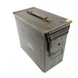 Metal ammo can, 10" H