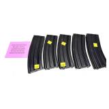 NOT NYS Compliant: LOT: 5 Steel AR-15 steel