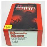 Hornady #4 buckshot .240 bullets