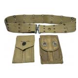 Lot, web belt, US mag pouch and mag pouch
