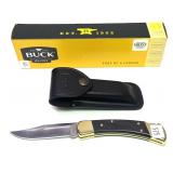 Buck 110 one-blade folding knife with Buck