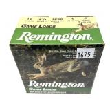 Box of 12 Ga. 2.75" No. 6 Remington game loads,