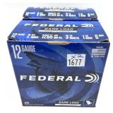 x2- Boxes of 12 Ga. 2.75" No. 6 Federal game