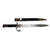 Bayonet with scabbard