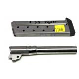 Lot: .38 Super Mag 5" Barrel and magazine