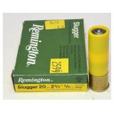 Remington 20 Ga. 2 3/4" HP Slugs, 5 rounds