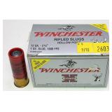 Winchester 12 Ga. 2 3/4" rifled HP Slugs,