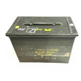 Large metal ammunition can