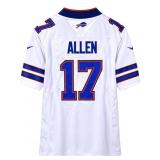 Buffalo Bills Josh Allen White Embroidered