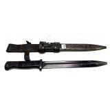 Bayonet with scabbard