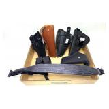 Lot: 5 Assorted Holsters, 2HKSM3 Speed Loaders